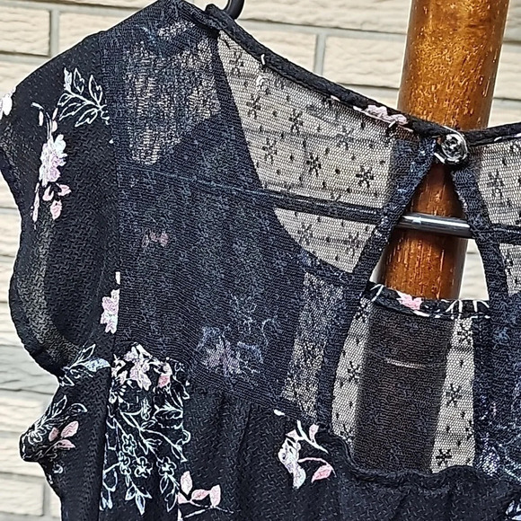 Rewind Ladies Blouse Sz Large Very Pretty - Picture 6 of 11